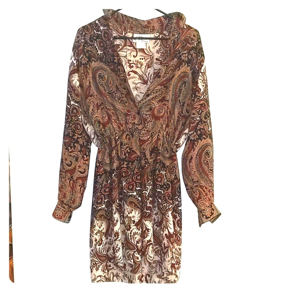 Vintage 1970s style mini dress